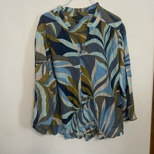 Tribal Flowy Dolman Sleeve Blowse